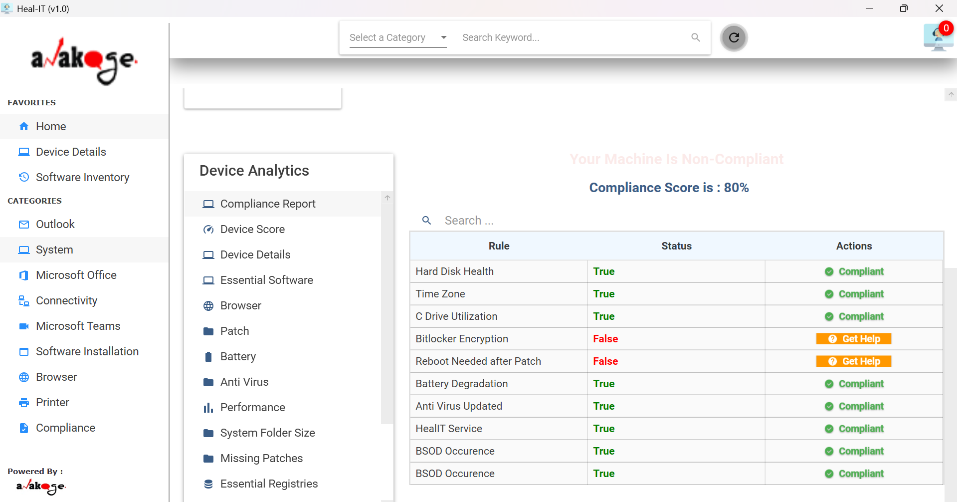 Device Compliance